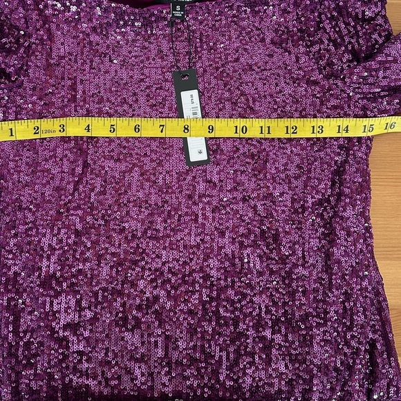 Steve Madden | Sparkling Sequin Mini Dress | Pink Mini Dress - Picture 6 of 7